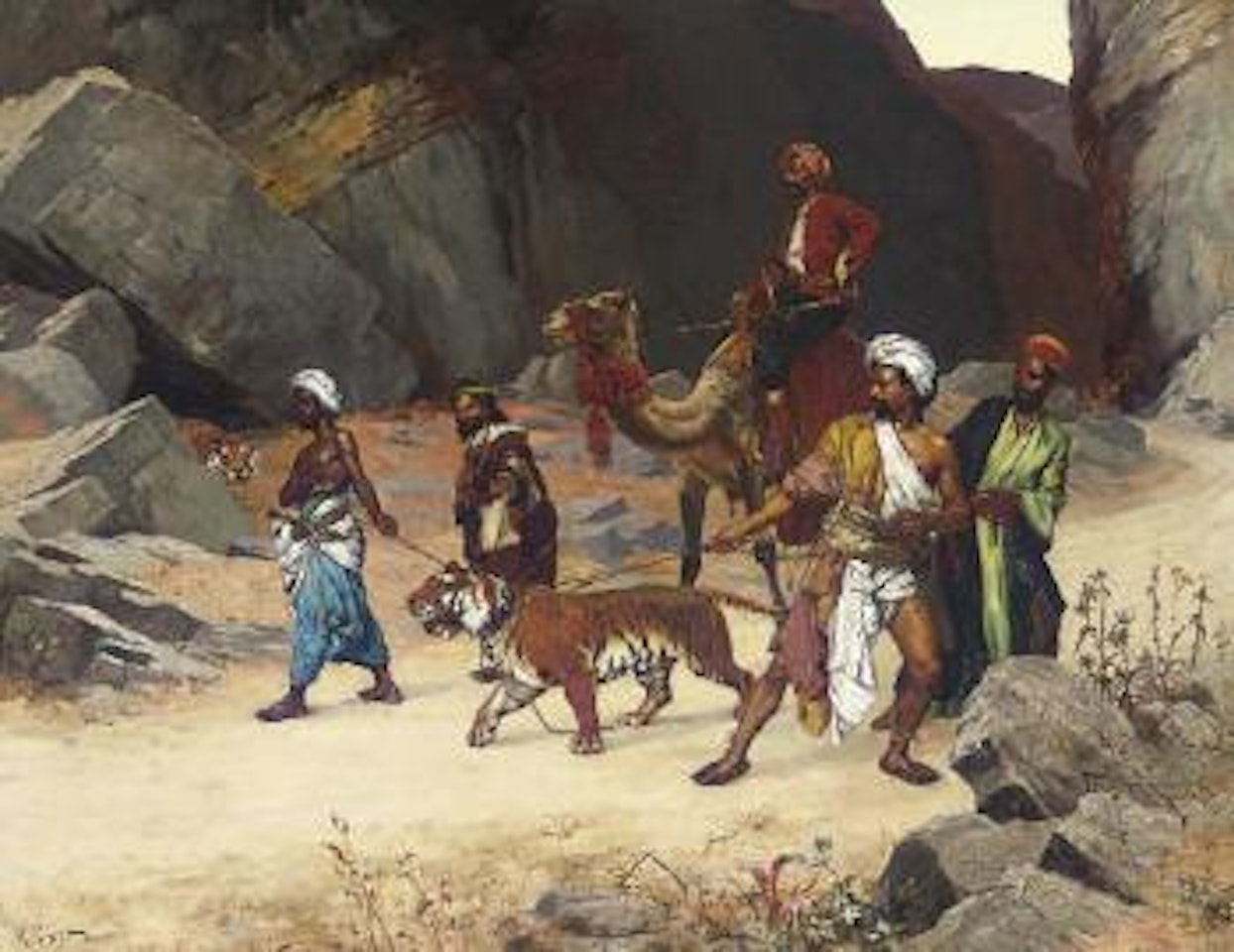 The Return from the Tiger Hunt by Rudolf Ernst