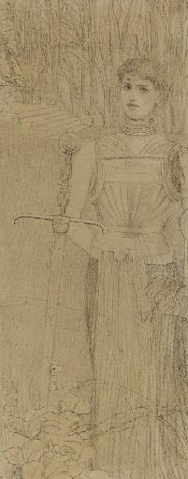 Project for a Frontispiece for the Works of Villiers de L'Isle Adam by Fernand Khnopff