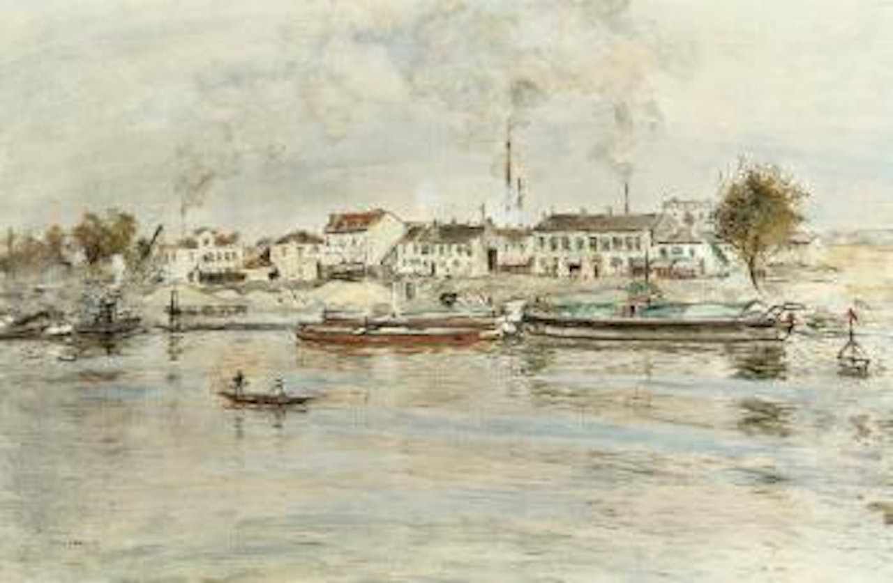 La Seine à Suresnes, Issy-les-Mouleneaux by Jean Francois Raffaelli