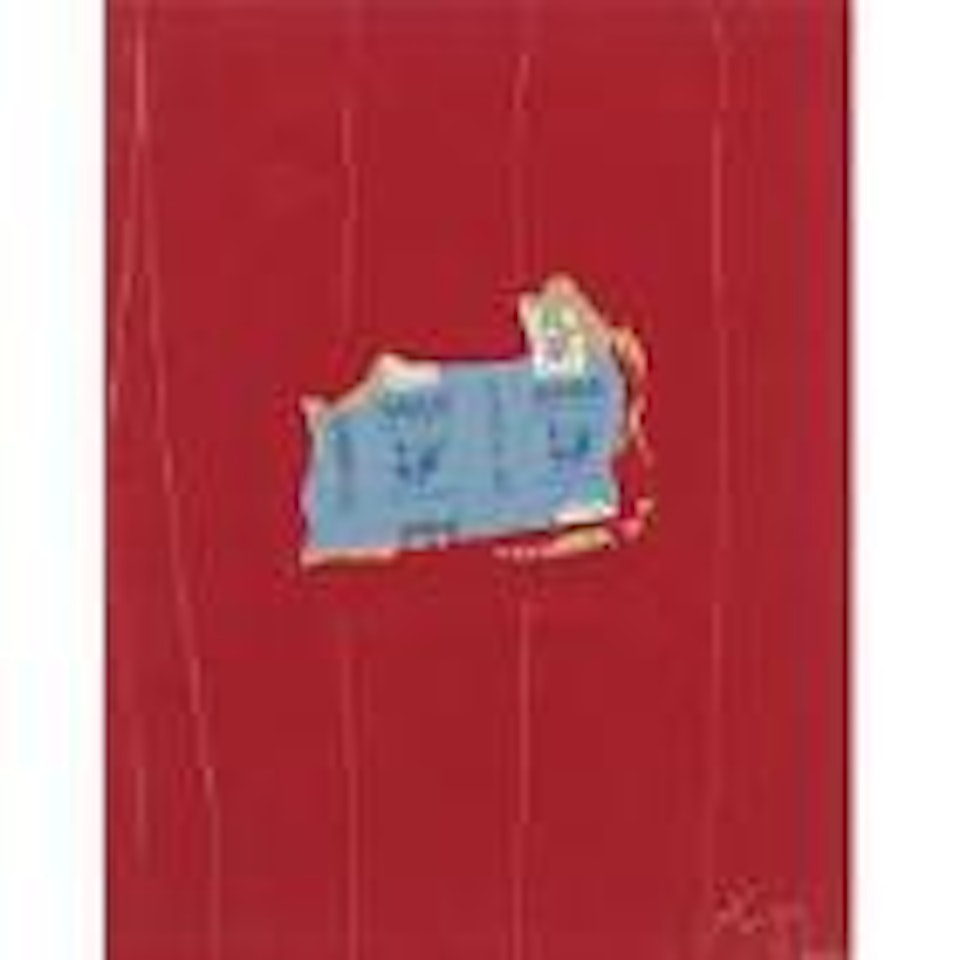 Gauloises with Scarlet No. 1 by Robert Motherwell