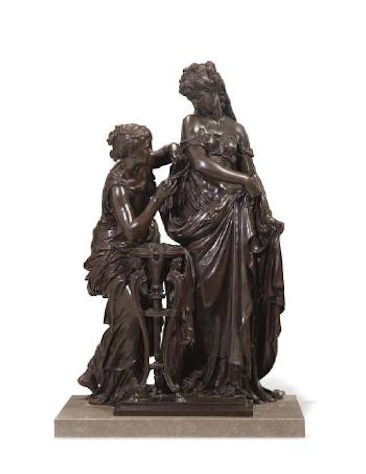 Two Classical Maidens by Mathurin Moreau