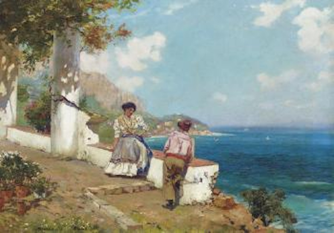 Courting Couple, Naples by Carlo Brancaccio
