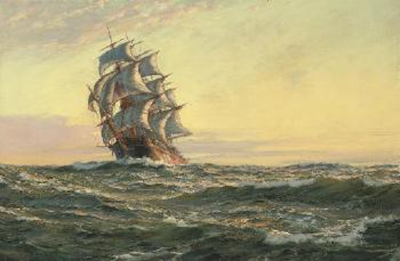 The Yankee packet Dreadnought by Montague Dawson