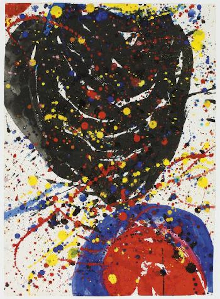 Untitled (Cover for a catalogue, unused) by Sam Francis