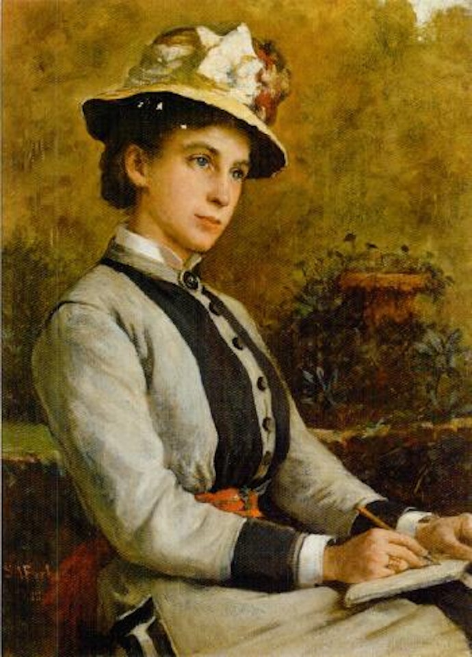 The letter writer by Stanhope Alexander Forbes