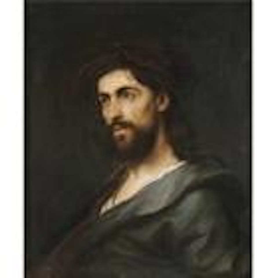 Portrait of a man, head and shoulders, wearing a red cap by Dutch School