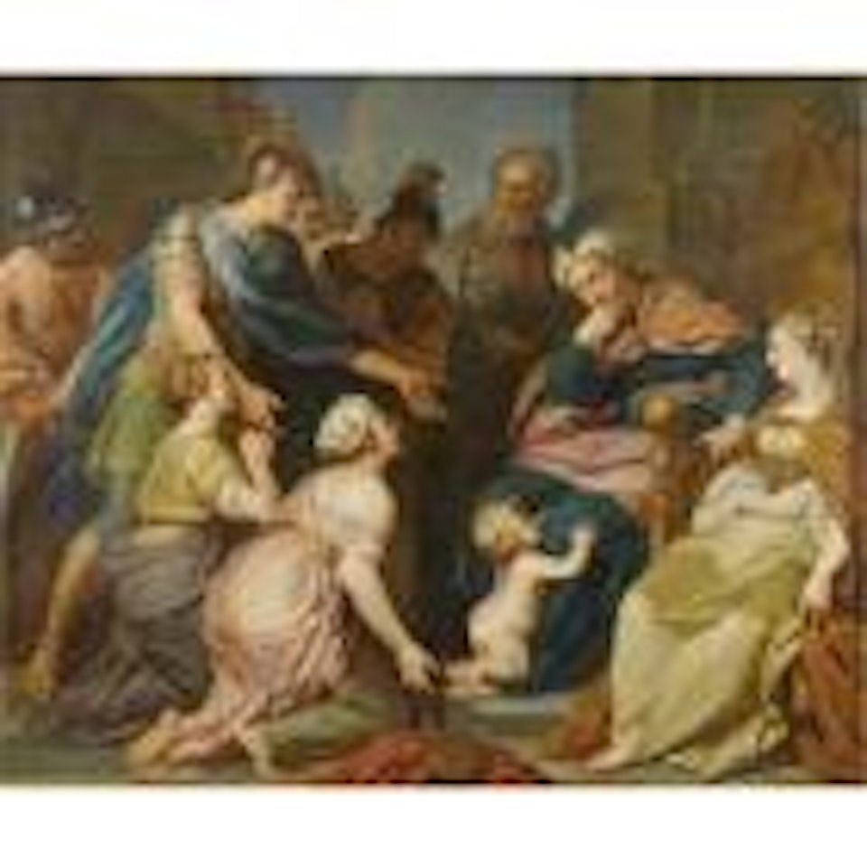 The family of Darius before Alexander the Great by Roman School