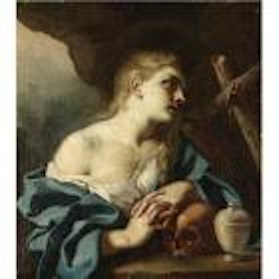The Penitent Magdalene by Francesco de Mura
