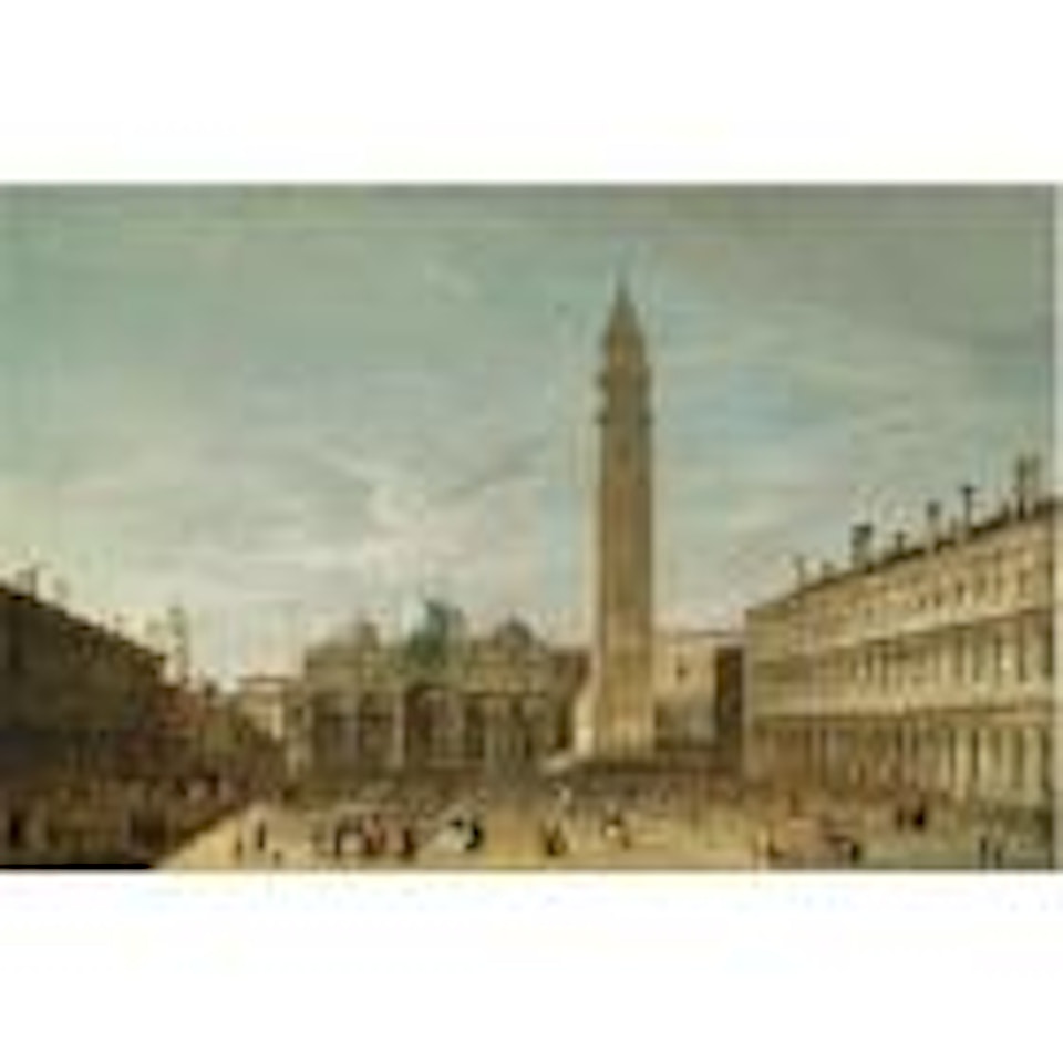 Venice, a view of the Piazza San Marco looking towards the Basilica by Apollonio Domenichini