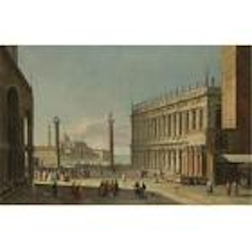 Venice, a view of the Piazzetta looking out towards the Bacino di San Marco by Apollonio Domenichini