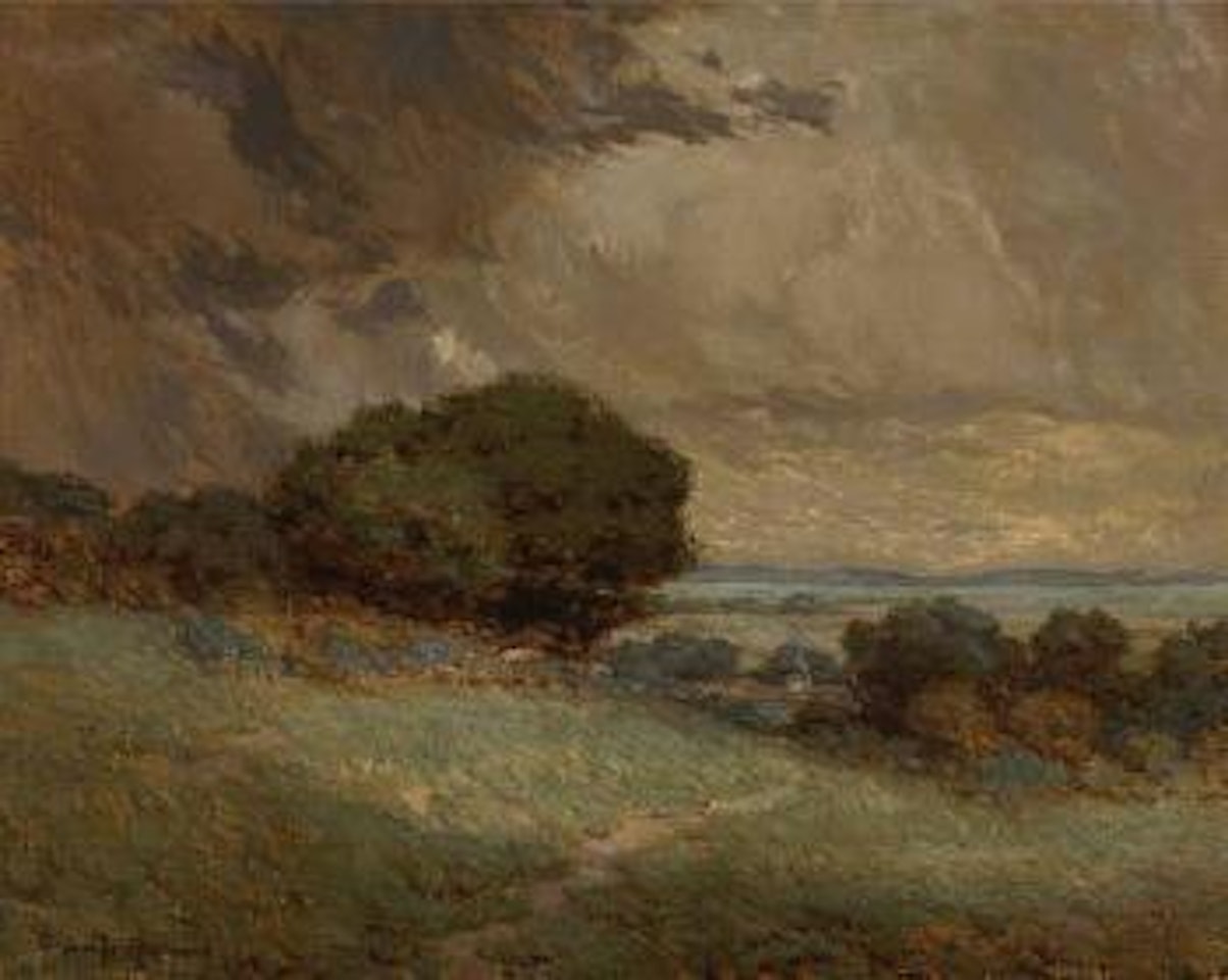 The Passing Storm by Granville Redmond