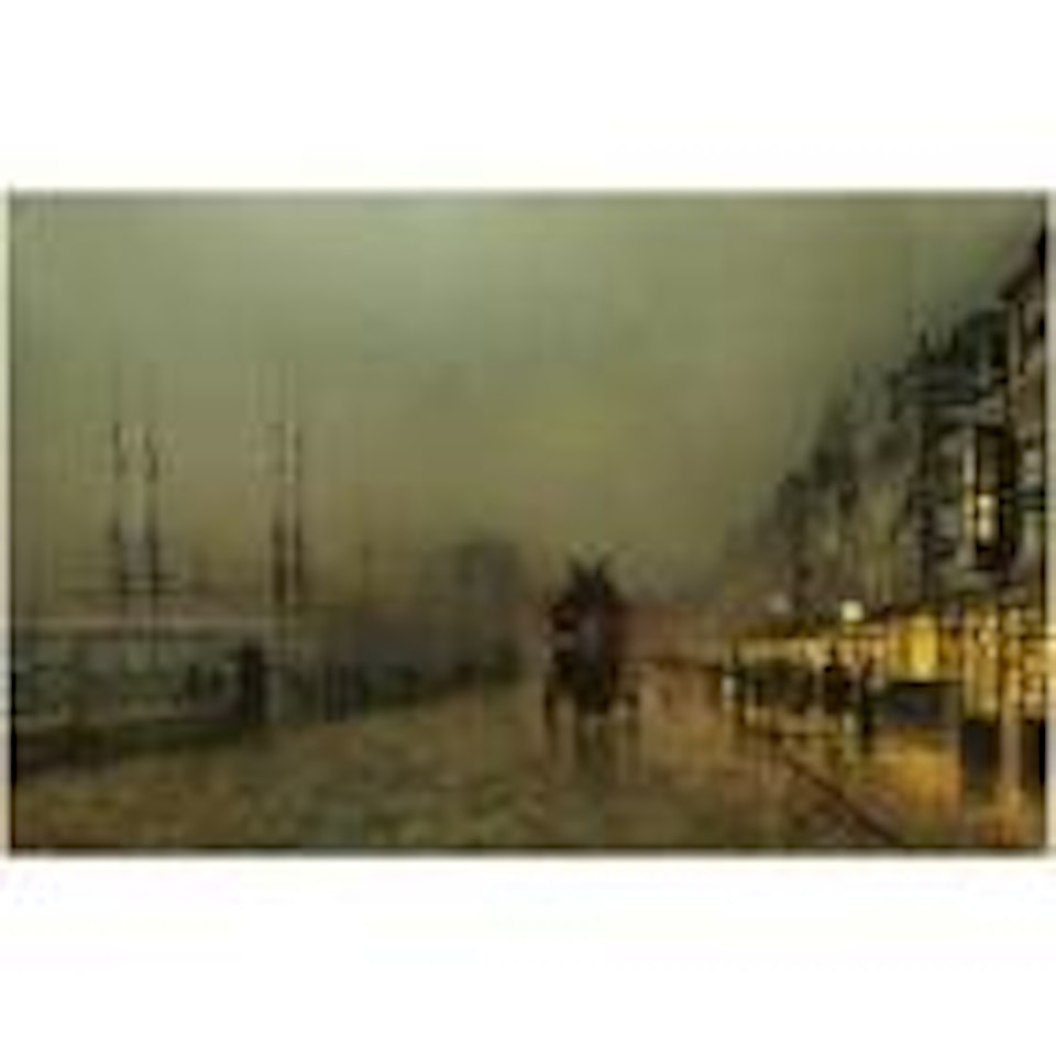 Saturday night, on the Clyde at Glasgow by John Atkinson Grimshaw