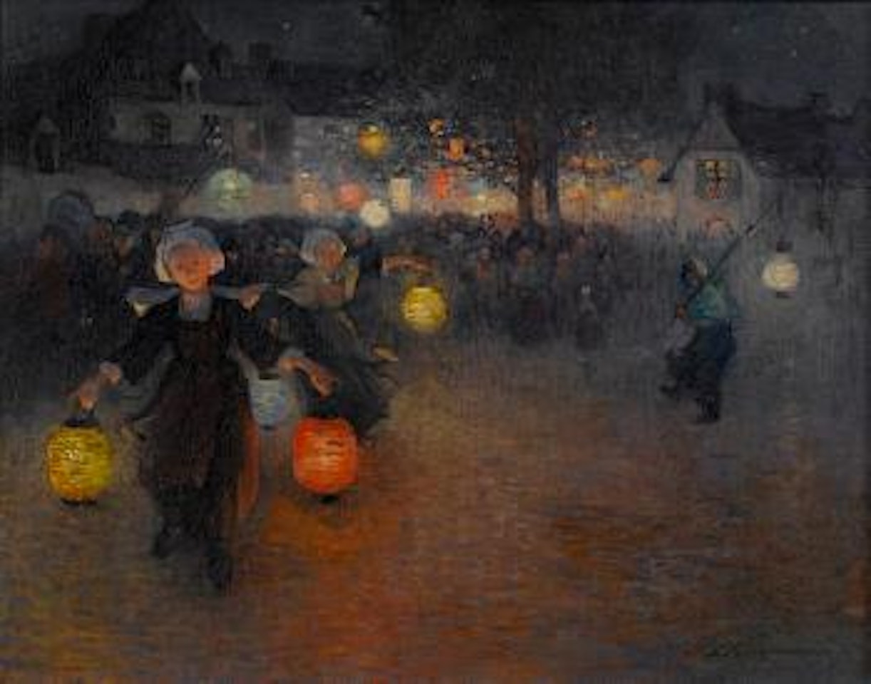 Fête à Pont Aven by Ferdinand du Puigaudeau