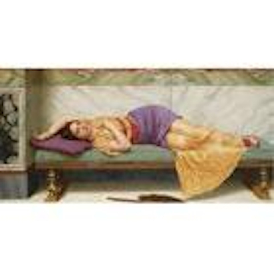 The day dream by JOHN WILLIAM GODWARD, R.B.A.