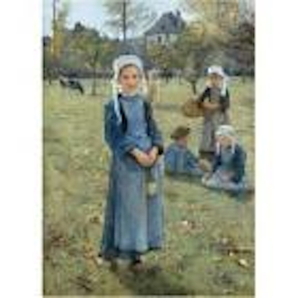 The orchard, Quimperlé by Stanhope Alexander Forbes