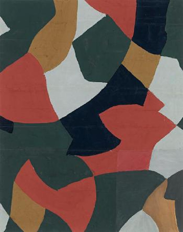 Maquette pour tissus by Serge Poliakoff