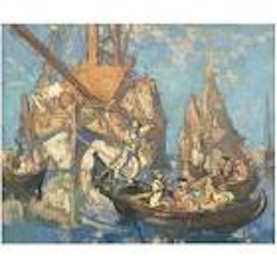 Venice lagoon by Sir Frank Brangwyn