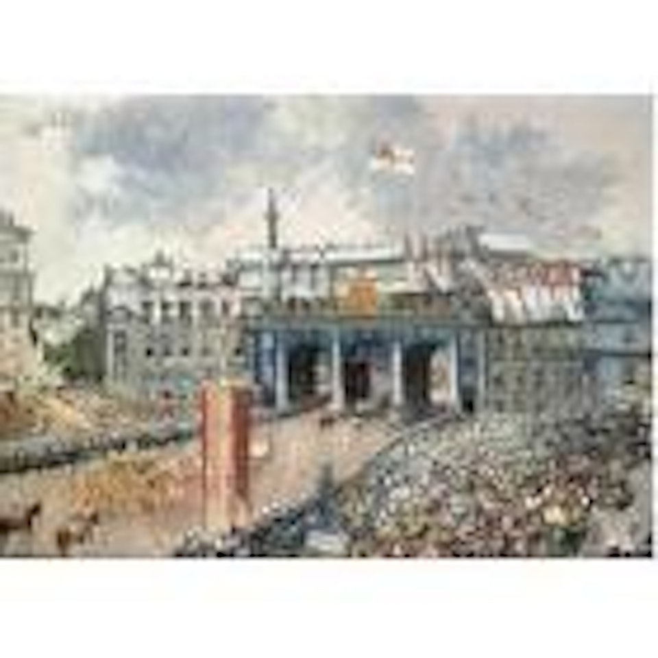 The coronation procession on the mall, 1953 by Edward Seago