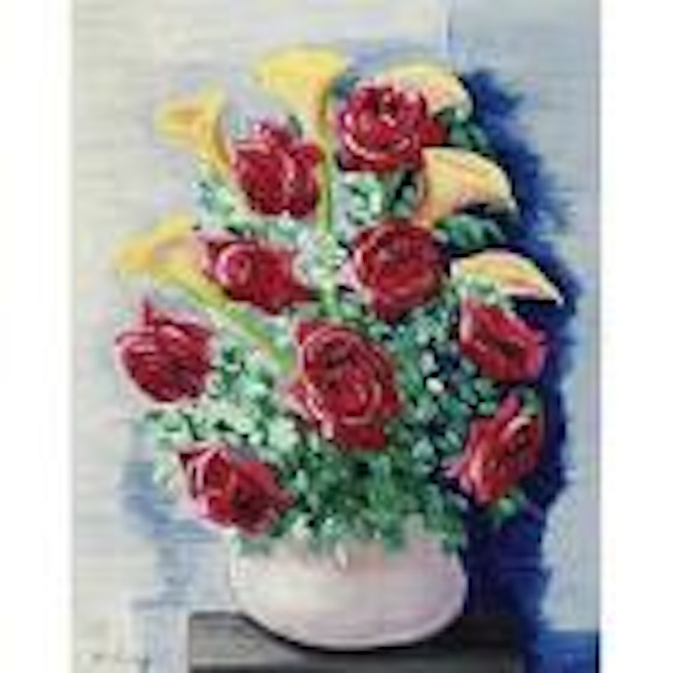 Roses et Arums by Moïse Kisling