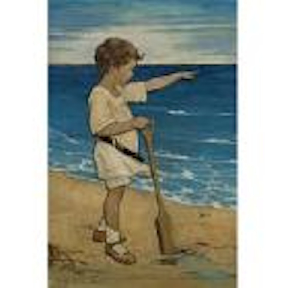 Daddy's Over There by Jessie Willcox Smith