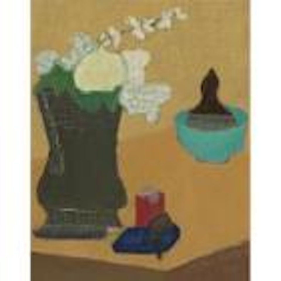 Flowers and Pipe by Milton Avery