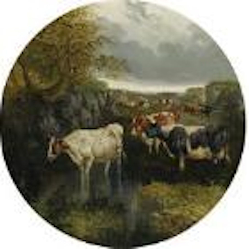 Cattle Watering by John Frederick Herring