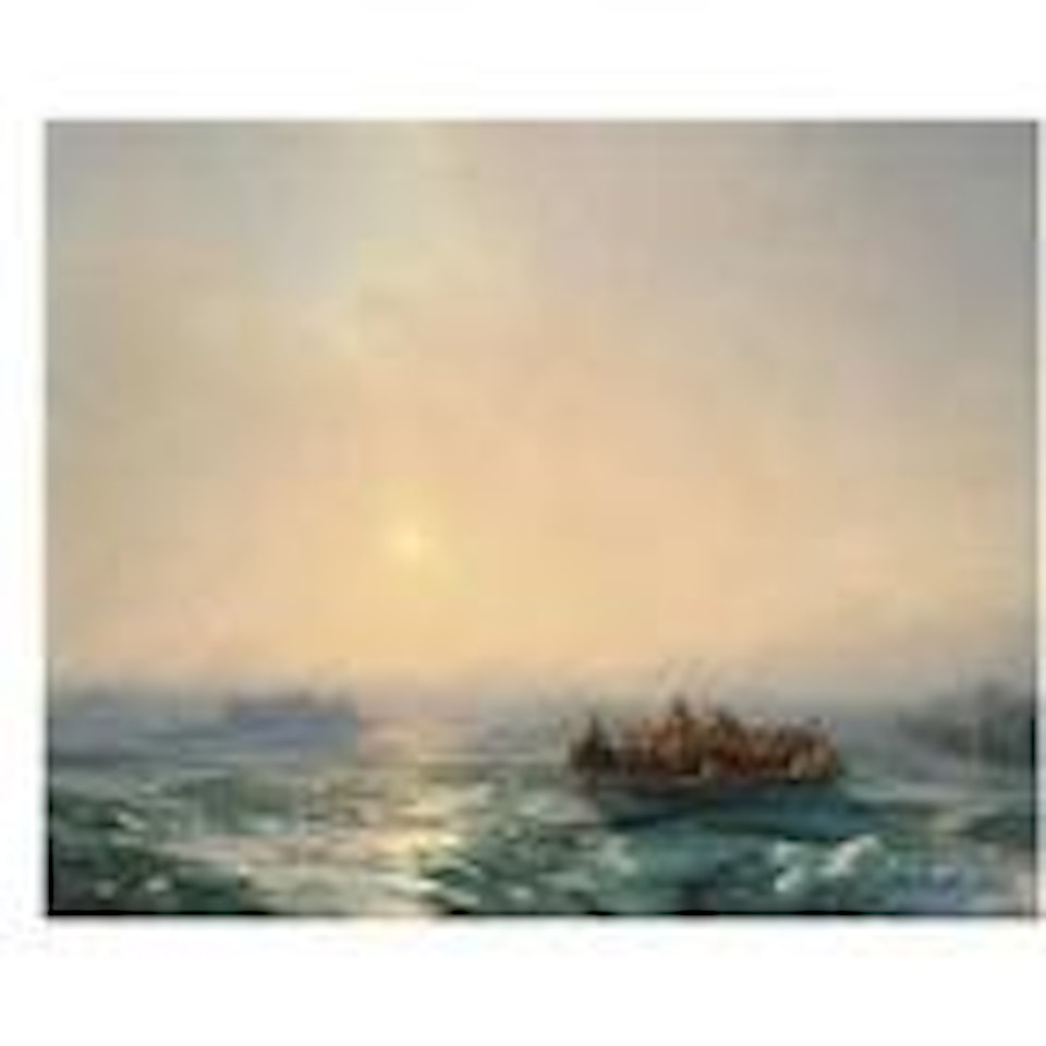 Ice on the Dniepr by Ivan Konstantinovich Aivazovsky