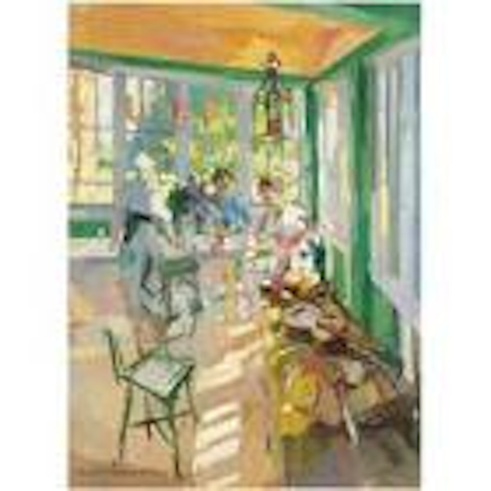 On the Veranda by Konstantin Alekseevich Korovin