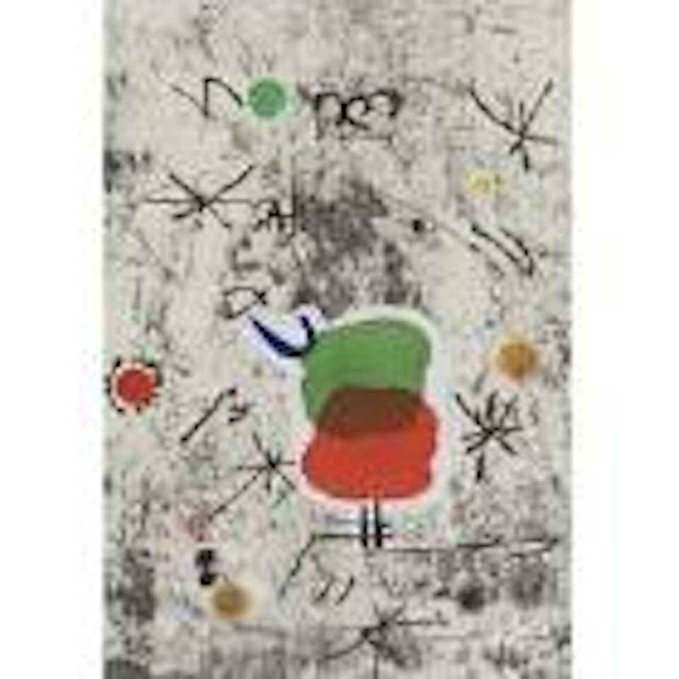 Personatage I Estels I (D. 1088) by Joan Miró