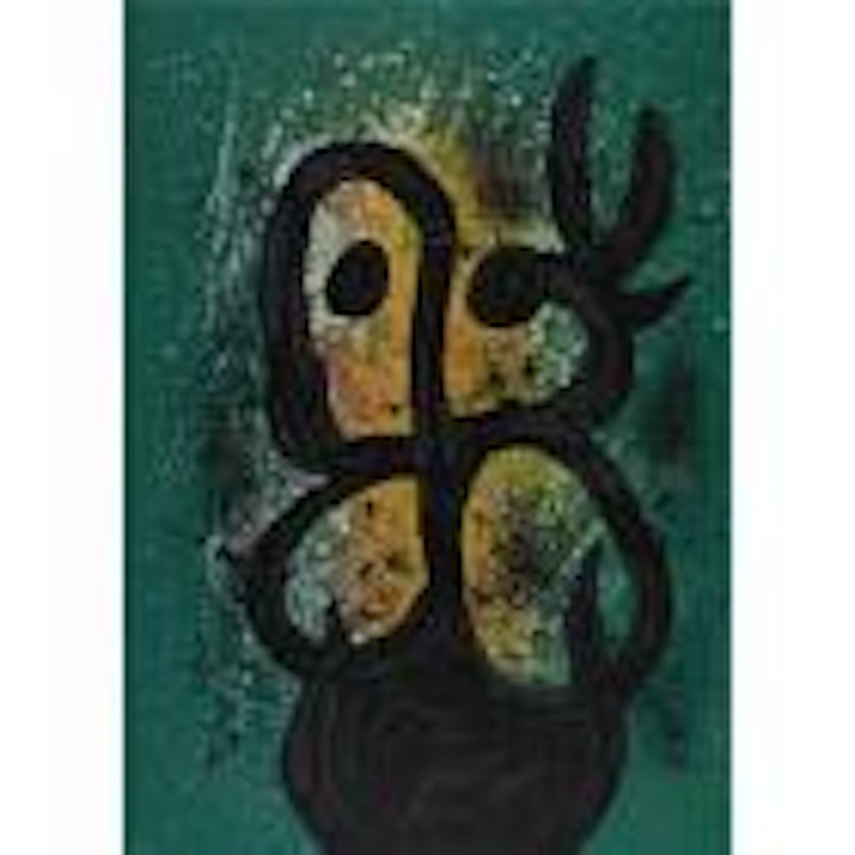 Woman with a dove (M. 597) by Joan Miró