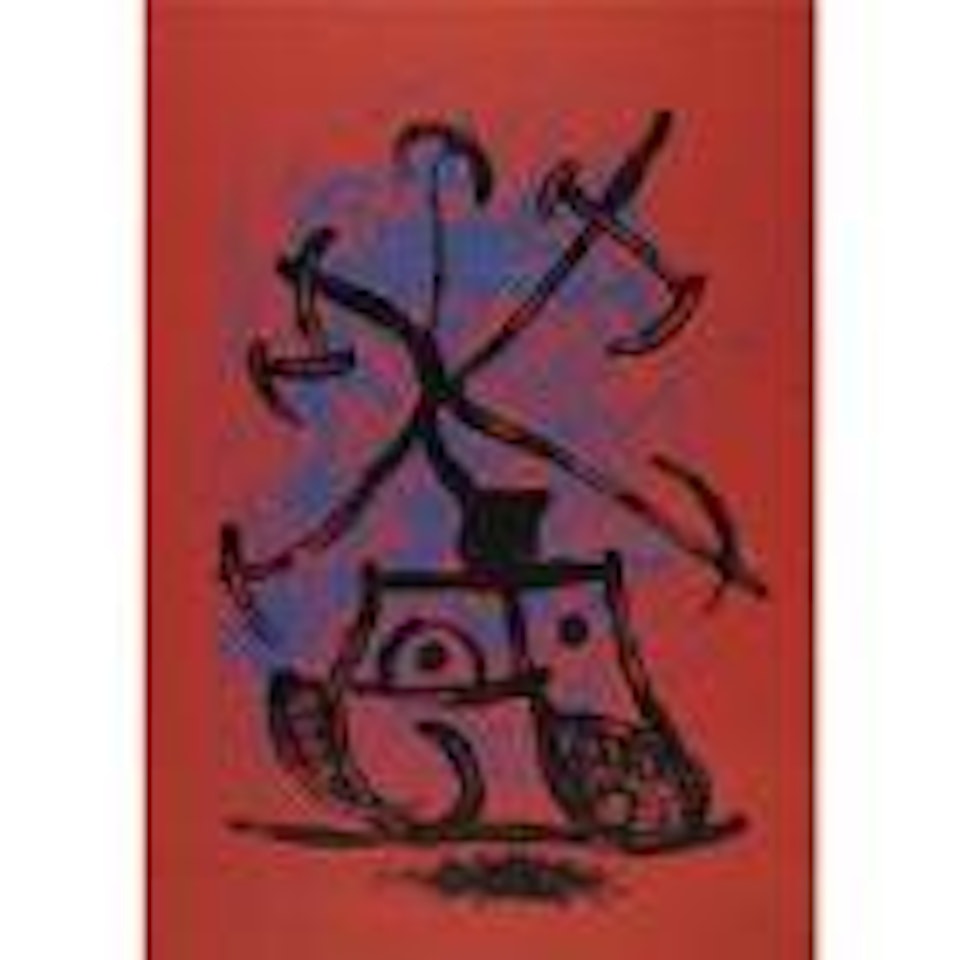 The Teaser- Red (M. 613) by Joan Miró