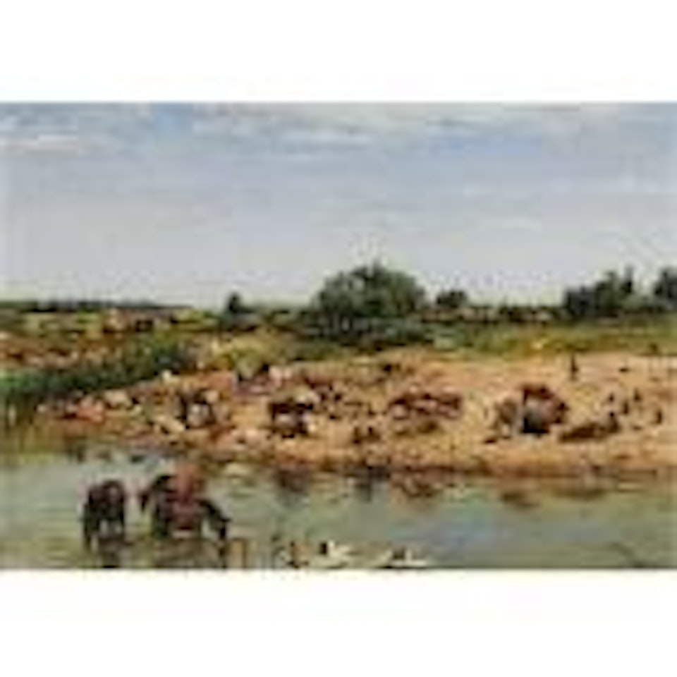 Cattle by the River by Vladimir Makovsky