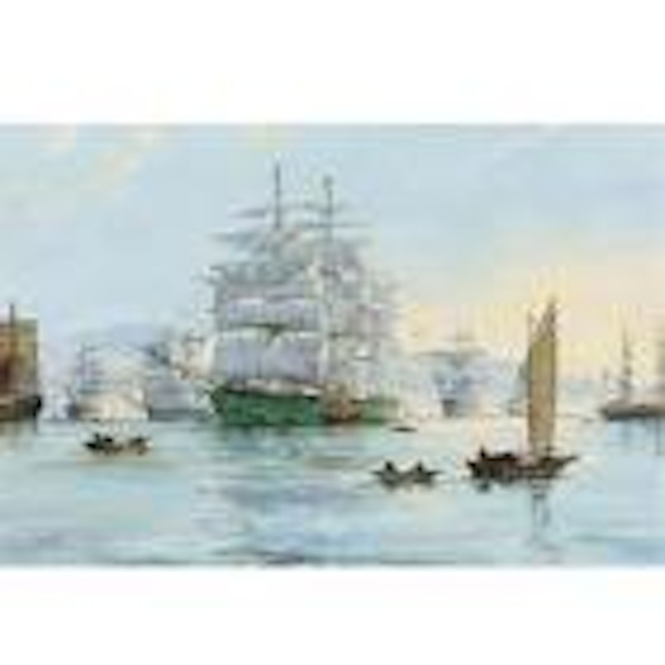 The Thermopylae at Pagoda Anchorage, Foochow - Early Morning by Henry Scott