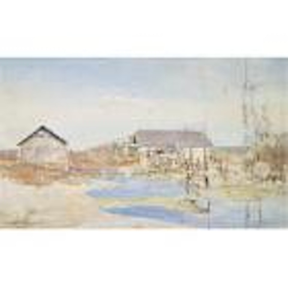 Landscape with Houses by Ivan Pavlovitch Pochitonov