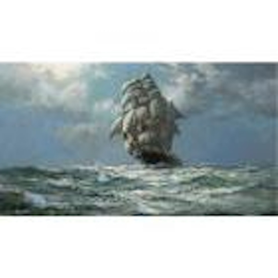 Moonlight, South Pacific: The James Baines by Montague Dawson