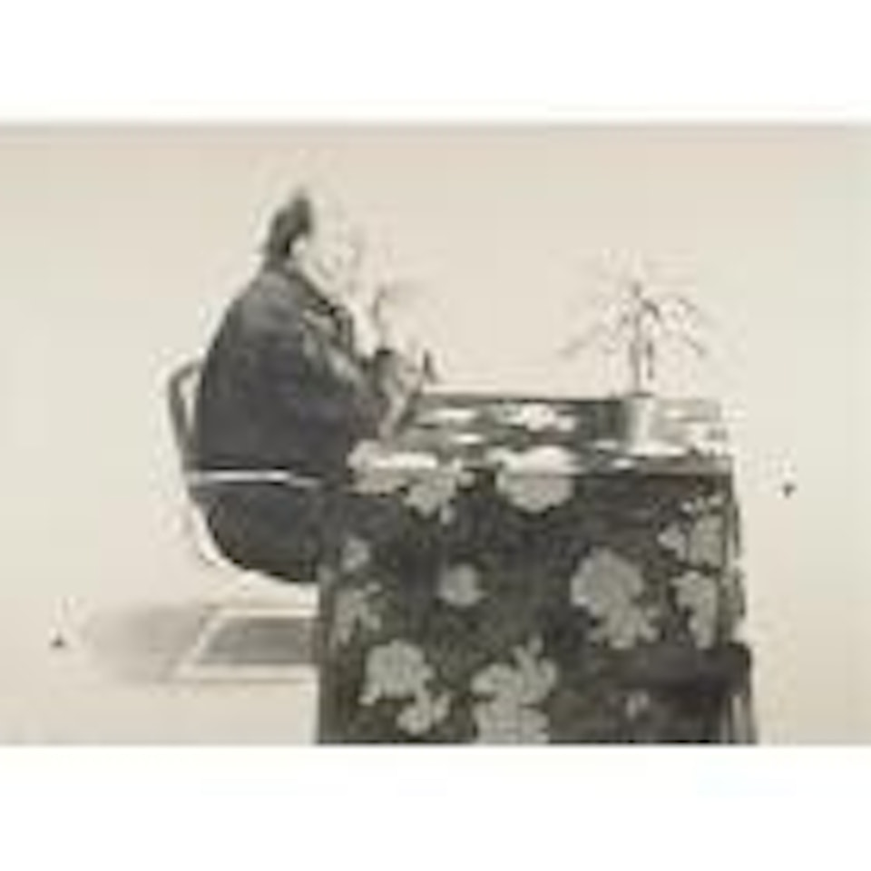 Henry at table (S.A.C. 188; G. 736) by David Hockney