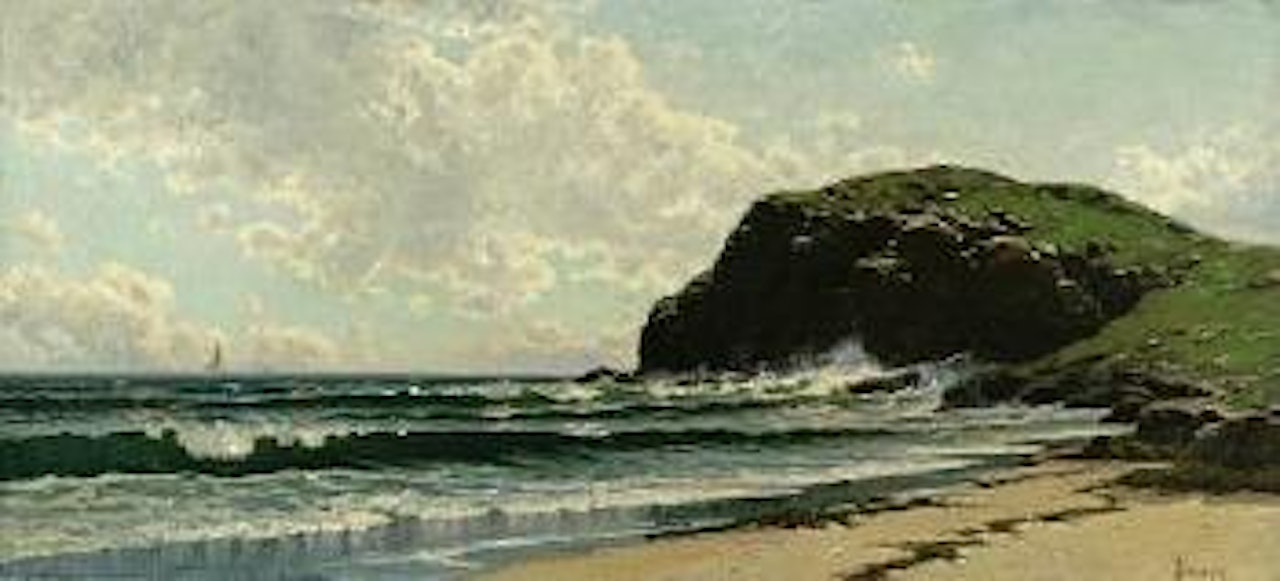 Waves on a Rocky Coast by Alfred Thompson Bricher