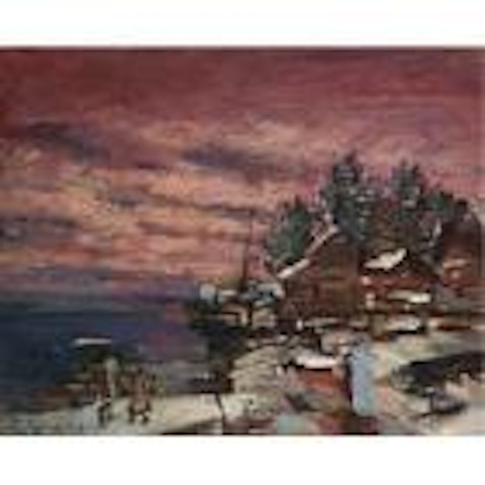 Village in Winter by Konstantin Alekseevich Korovin