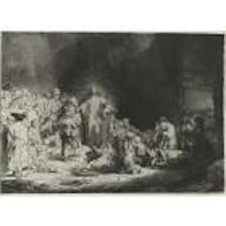 The hundred guilder print (B., Holl. 74; H. 236; BB. 49-1) by Attributed to Rembrandt Harmensz van Rijn