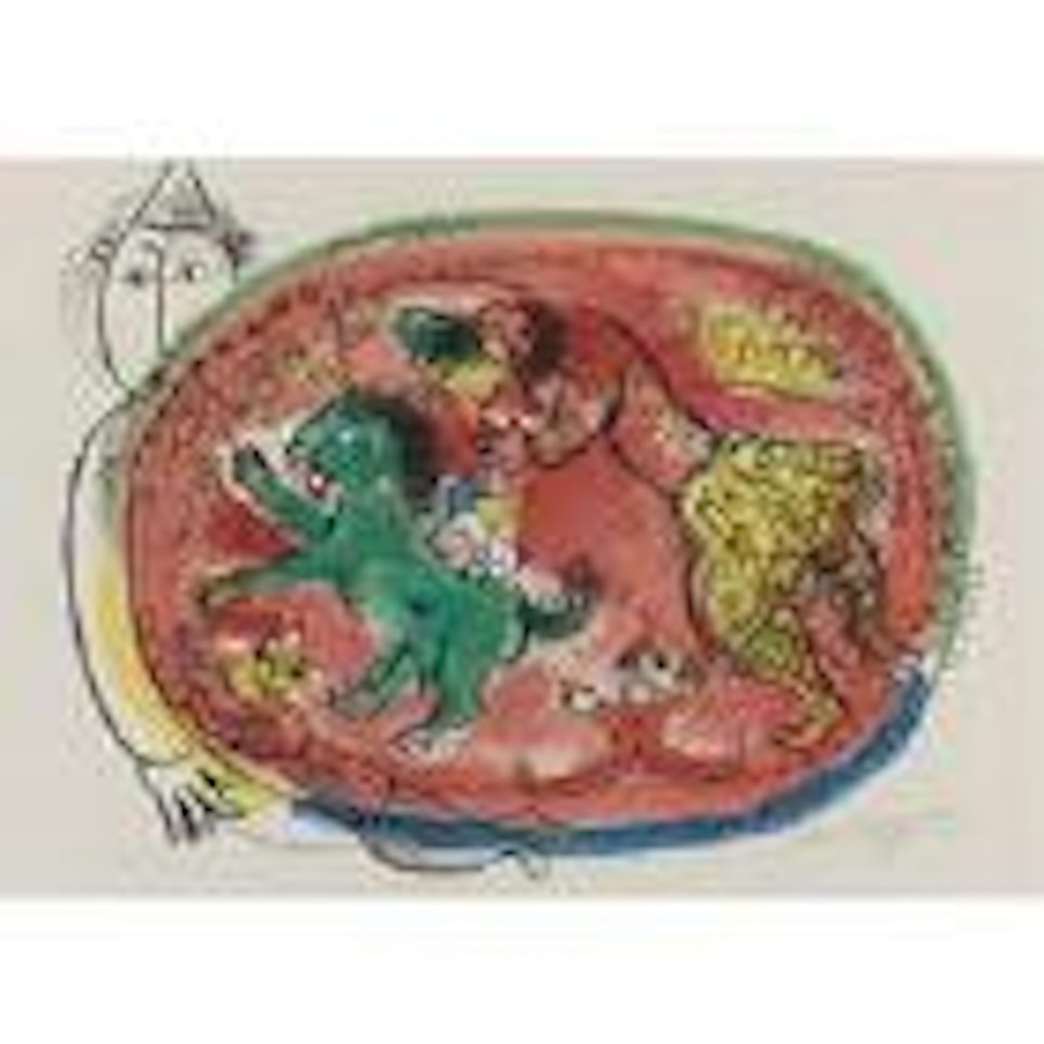 The red circle (M. 440) by Marc Chagall