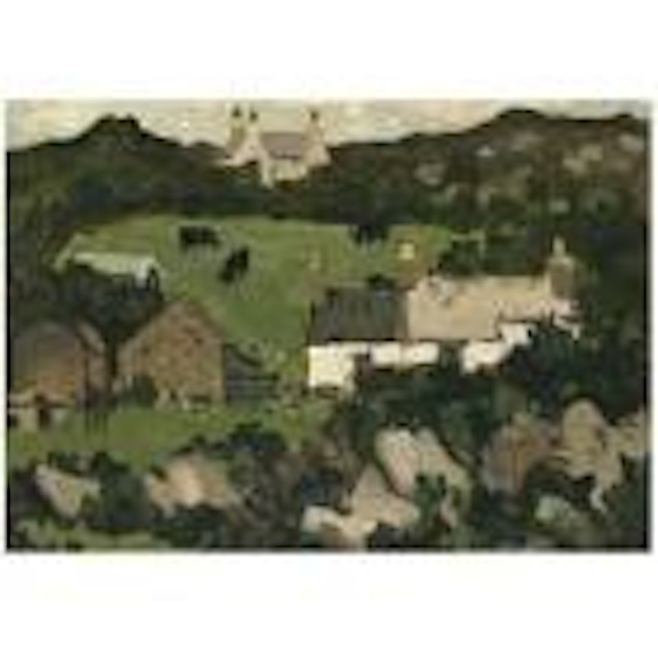 Clegn Bach and Gwenithnant, Llanrhyddlad, Anglesey by Kyffin Williams
