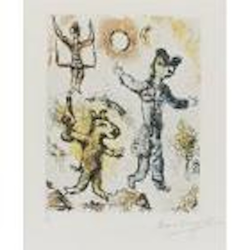Le reve de l'ane by Marc Chagall
