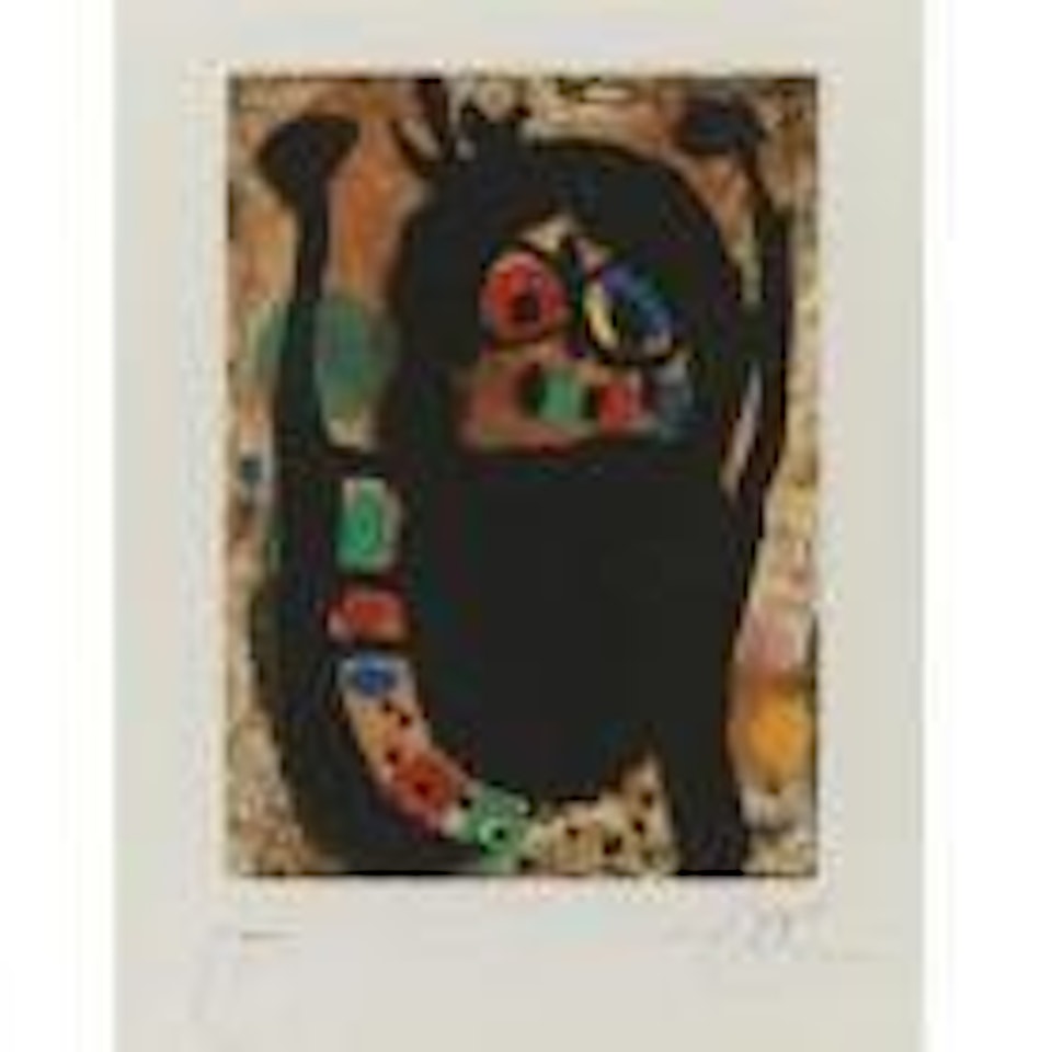 Femme aux bijoux (D. 452) by Joan Miró