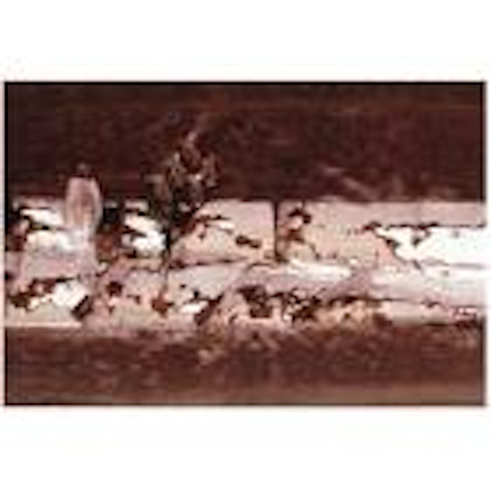 Male Nude in a Landscape by Sidney Nolan