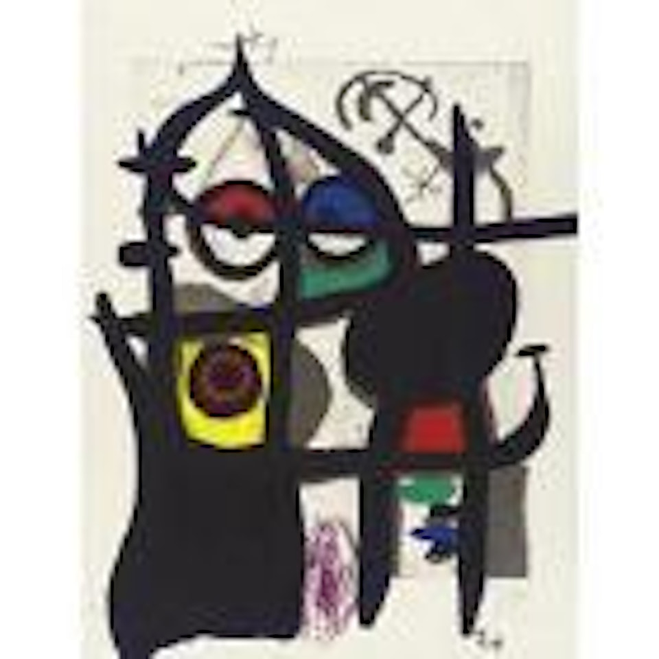 Le captive (D. 489) by Joan Miró