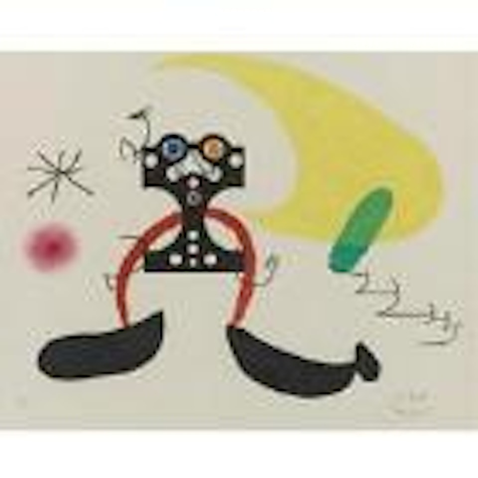 Le cosmonaute (D. 479) by Joan Miró
