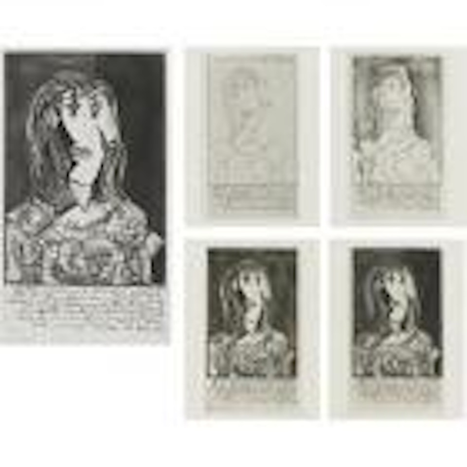 Dora Maar: Five prints (B. 308; BA. 643) by Pablo Picasso