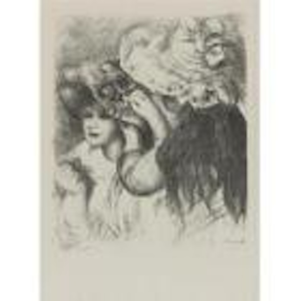 Le chapeau epingle, 1ere planche (D.;S. 29) by Pierre-Auguste Renoir