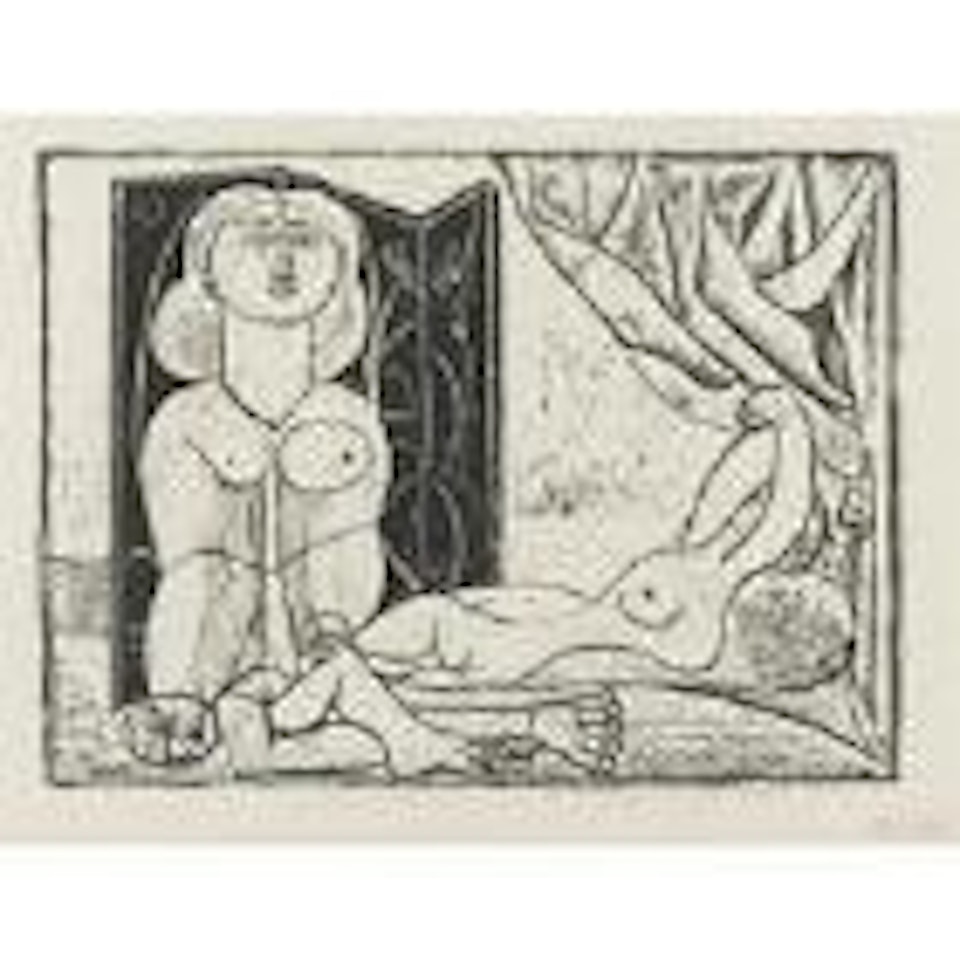 Deux femmes nues (M. 16; not in Bloch) by Pablo Picasso