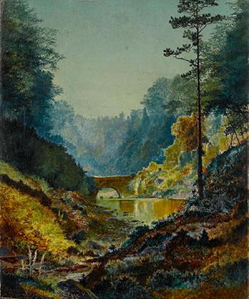 The Seven Arches, Adel Woods by John Atkinson Grimshaw